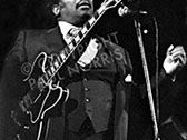 A picture of BB King taken at the Colston Hall, Bristol, UK