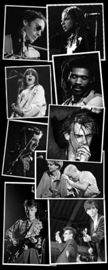 10 photos by Paul Norris including Squeeze, Nick Cave, Wreckless Eric, The Smiths, Edwyn Collins, Spear of Destiny, The Pretenders, The Smiths.